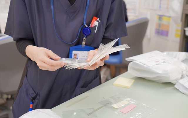 9:00 退院患者の退院指導準備